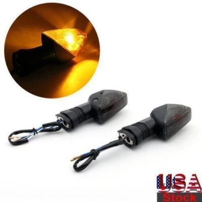 Rear Turn Signals For Kawasaki ZX-6R 2005-2006 KLE 650 Versys 2007-2008 Smoke ⏳ - Image 1 of 4