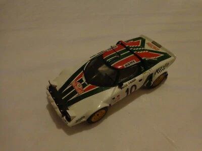 MINICHAMPS 1/43 LANCIA STRATOS ALITALIA MONTE CARLO RALLY 1976 MAIGA/MUNARI CAR - Image 1 of 3