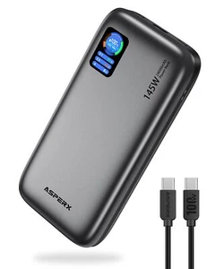 Banco de alimentación, cargador portátil para portátil de 24.000 mAh 145 W, pantalla inteligente TFT, - Imagen 1 de 9