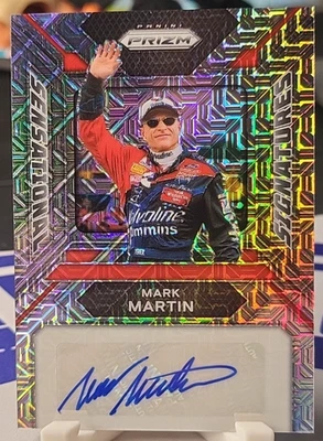 2024 Panini Prizm - Sensational Signatures Mark Martin Red Prizm 07/15 - Image 1 of 4