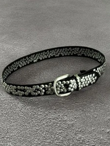 Cinturón de cuero punk tachonado grunge vintage para mujer talla OS - Imagen 1 de 8