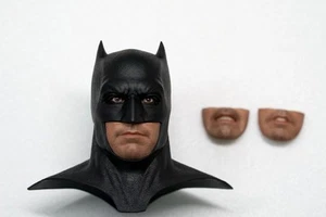 1/6 Hot Toys MMS731 BVS 2.0 Batman cowl head sculpt batfleck ben affleck mms732 - Picture 1 of 11