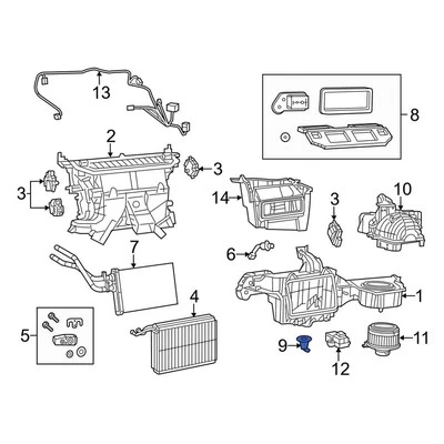 For Dodge Charger 2006-2023 Dodge 4596511AA A/C Evaporator Drain Foto 1 de 2