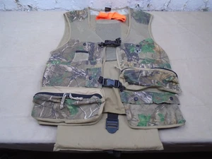 Scent Blocker Realtree Camo Hunting Vest M/L Ripstop Pocket W/ Detachable Seat - Picture 1 of 13