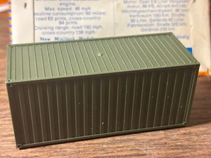 Roco  Minitanks  20 foot shipping container NATO green  LIMA35 original     1/87 - Picture 1 of 1