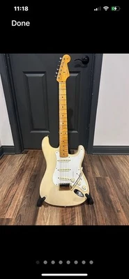 Fender American Vintage '57 Stratocaster Reissue 2007 Maple Fingerboard, Wh/Blon - Image 1 of 4