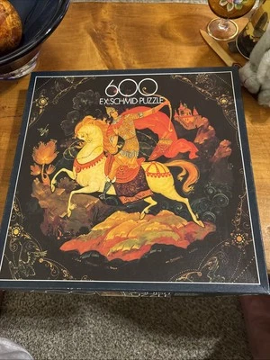 VTG GERMANY F.X.SCHMID EXQUISIT RUSSIAN FOLK ART 600pc JIGSAW FINISH PUZZLE - Image 1 of 3