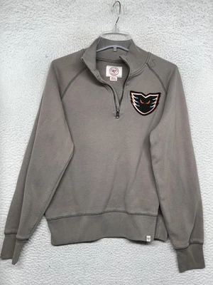 Suéter Lehigh Valley Phantoms Para Hombres Pequeño Gris NHL Hockey Cuarto Cremallera 47 Marca Foto 1 de 4