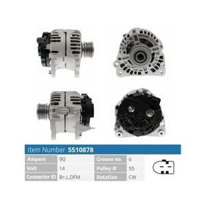 Alternator EB2320Q 045903023EX 045903023E 045903023 437689 0124325073 - Picture 1 of 2
