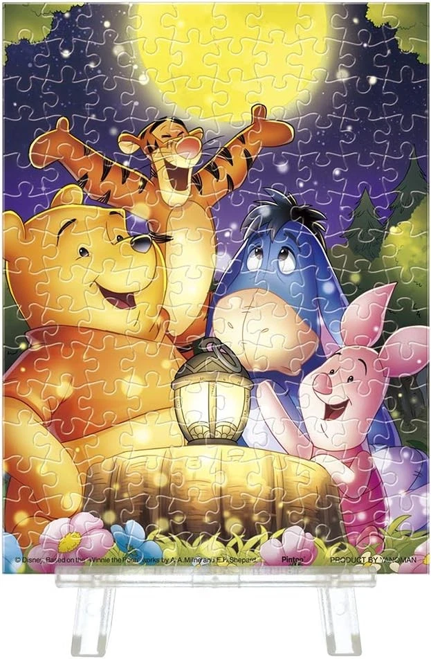 Rompecabezas 150 piezas Winnie the Pooh Moonlight Party [Petit Paris transparente] Foto 1 de 1