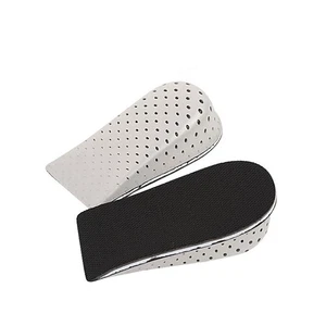 2cm Breathable Memory Height Increase Insole Invisible Increased Heel Lifting - Picture 1 of 12