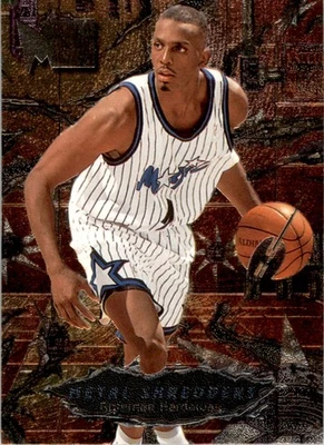 1996-97 FLEER METAL METAL SHREDDERS ANFERNEE HARDAWAY ORLANDO MAGIC #239 NM - Image 1 of 2