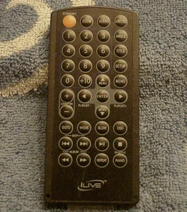 iLIVE IJ608B DVD Player Remote Control (*NEW* w/battery protect tab still there) - Picture 1 of 2
