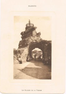BIARRITZ The Rock of the Virgin Animated Card Dimensions 145 x 210 mm 1900-1910 - Picture 1 of 1