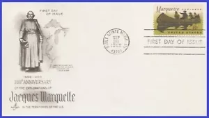 USA5 #1356 U/A ARTCRAFT FDC Padre Marquette - Foto 1 di 1