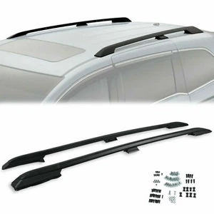 For 2018-2021 Honda Odyssey Black Aluminum Powder Coated Pair Roof Rail Rack - Picture 1 of 12