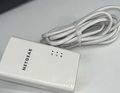 NETGEAR Powerline 1000 PL1000 Network Extender 1000Mbps 1GB Port (White) + Cable - Image 1 of 4