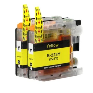 2 Gelb Tintenpatronen für Brother DCP-J4120DW, MFC-J4625DW, MFC-J5625DW - Bild 1 von 4