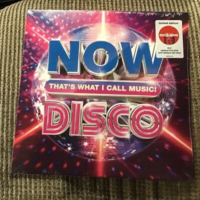 NOW!!!!….DISCO TARGET LIMITED EDITION 2-LP SET PINK/SKY BLUE VINYL OOP BRAND NEW - Image 1 of 4