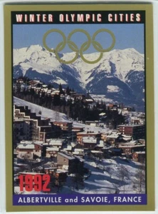 1992 Tuff Stuff Winter Olympic Cities Insert #8 Albertville & Savoie, France '92 - Picture 1 of 2