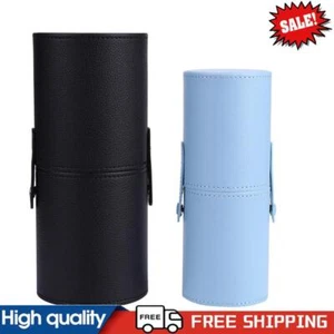 PU Leather Makeup Brush Storage Holder Travel Cosmetic Pens Organizer Cup Case # - Picture 1 of 12