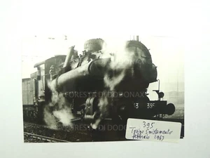 treno locomotiva A VAPORE FS FERROVIE DELLO STATO STAZIONE TORINO FOTO VECCHIA - Foto 1 di 2