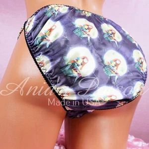 Bikini Sissy HALLOWEEN Pantalones Satén Para Hombre Gris RARO Cuerda Brillante Wetlook M-XXL - Imagen 1 de 4