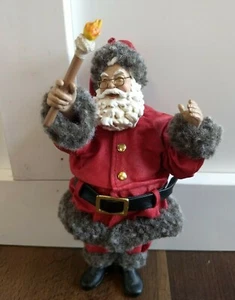 Clothtique Christmas Santa Possible Dreams Torch Candle 2002 - Picture 1 of 10