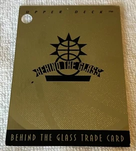 1994 Upper Deck Basketball Behind The Glass Redemption Card - Picture 1 of 2