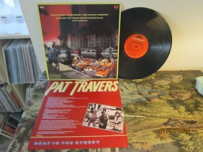 Pat Travers Band - Heat in the Street - LP vg+/ex Pat Thrall Ozzy Drummer - Image 1 of 4