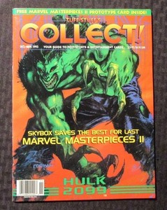 1993 Oct/Nov Tuff Stuff COLLECT Magazine v.1 #4 VF- 7.5 No Card Hulk 2099