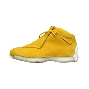 Nike Air Jordan XVIII 18 - Yellow Ochre Suede - AA2494-701 - US Men’s Size 10 - Picture 1 of 11
