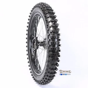 70/100-17 Front Knobby Wheel Tire 1.6x17 Rim for Dirt Bike Coolster 125cc 150cc - Picture 1 of 10