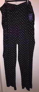 Croft & Barrow Herren True Comfort Lounge Hose "SCHWARZ" Multi Print Größe 3XLT Neu mit Etikett - Bild 1 von 7