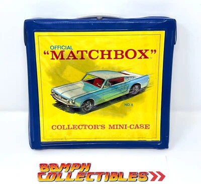 Near MINT 1967 No. 8 Official MATCHBOX LESNEY 18 Cars Collectors Mini Case EMPTY - Image 1 of 4