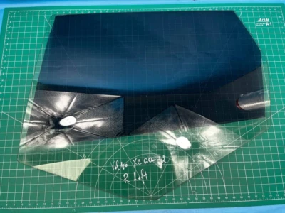 VOLVO XC60 2010-2017 PUERTA TRASERA IZQUIERDA LADO CONDUCTOR VENTANA CRISTAL OEM Foto 1 de 4