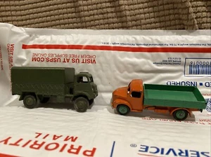 Vintage 1960s Dinky Toys Dodge Wagon Truck 414 England, Army Wagon 623 Original - Picture 1 of 8