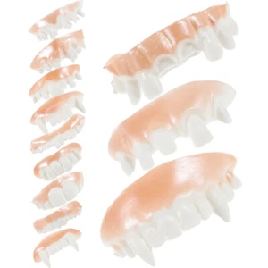 24pcs Funny Teeth Adults Fake Dentures Costume Teeth Fake Teeth Funny - Picture 1 of 12