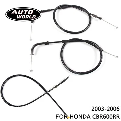 Cables de acelerador y cable de embrague acoplamiento para Honda CBR600RR 2003-2006 Foto 1 de 4