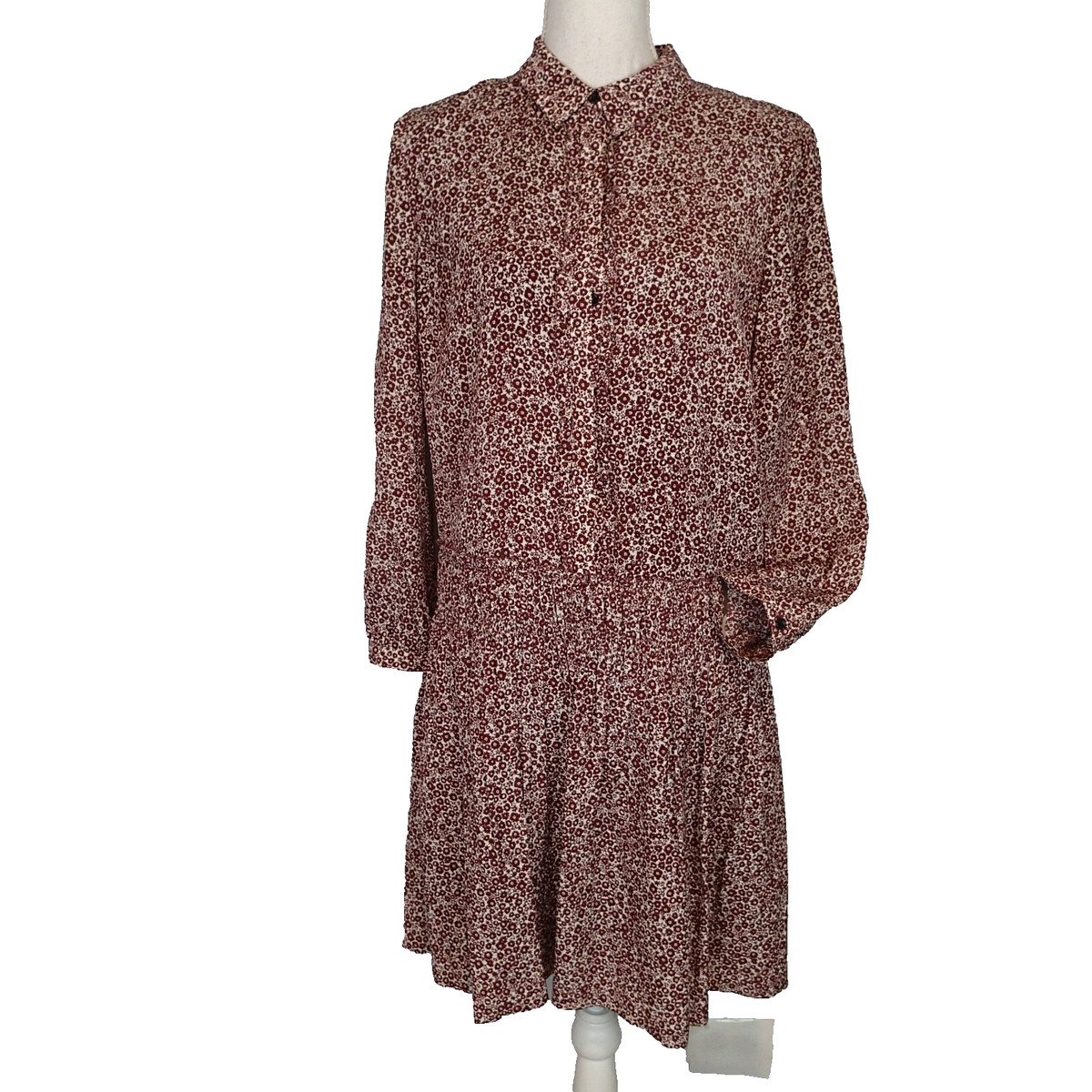ワンピース Vintage Burberry Floral Dress Burberry Floral Beige Embroidered Dress Cotton 00s Women's