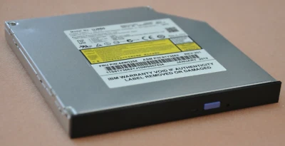 IBM SlimLine 12.7mm Height DVD-ROM Drive UJ8B0 FRU 44W3254 - no cable Foto 1 de 3