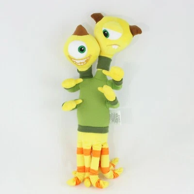Peluche de monstruo de dos cabezas Terri y Terry Perry Monsters University Disney Store  Foto 1 de 4