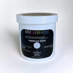 Polvo de inmersión Nugenesis - blanco americano 16 oz - Imagen 1 de 1