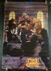 Ozzy Osbourne Jake E Lee poster 1984 ORIGINAL Approximately 23" X 34" Women - Picture 1 of 7