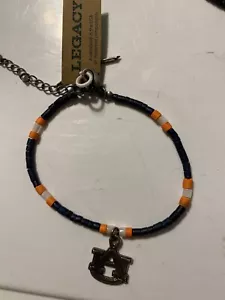 NEU Legacy AUBURN Tigers verstellbares Armband blau/orange KRIEGSADLER - Bild 1 von 4