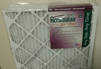 Filtro de aire/filtros de horno Accumulair Diamond 17x20x1 MERV 13 (paquete de 6) Foto 1 de 3