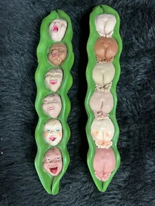 Vintage Sweet Pea Baby Faces & Butts Wall Hanger Collection by Dedo - Picture 1 of 15