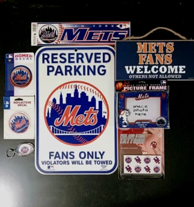 Mets Team Fans 10-Lot Souvenirs Signs-Decals-Stickers-more - Picture 1 of 2