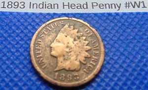 1893 Indian Penny, sehr schöne Erhaltung - 95% Kupfer, #W1 - Bild 1 von 2