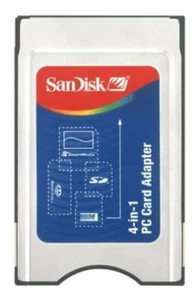 SanDisk 4-in-1 PC Card Adapter for SD/SM/MS & MMC (SDDR-65-07) - Picture 1 of 1